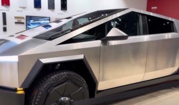 Tesla начала демонстрировать Cybertruck в автосалонах