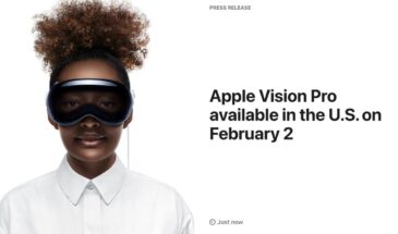 Стала известна официальная дата начала продаж Apple Vision Pro — 2 февраля 2024