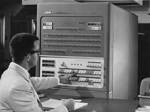 Консоль IBM 704