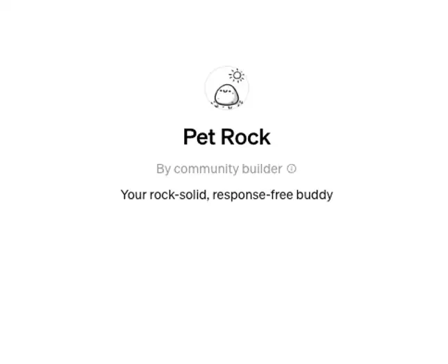 Чат-бот Pet Rock