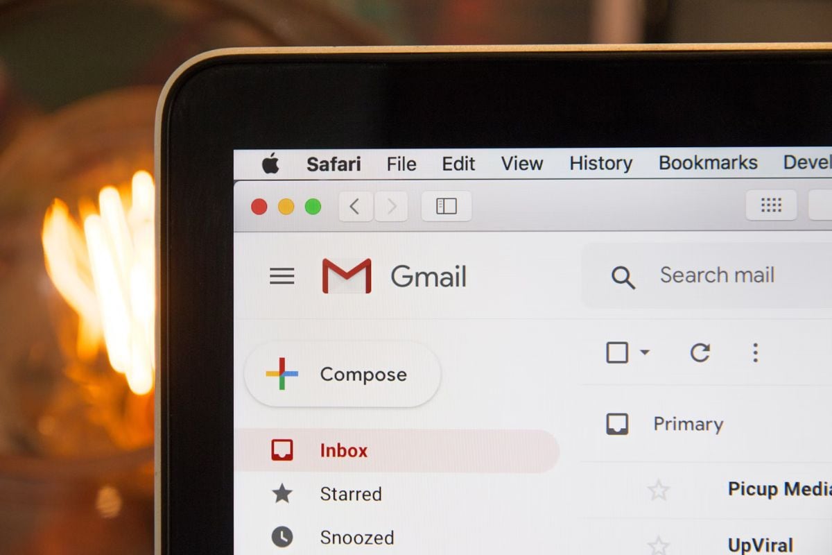 в Gmail потребуется аутентификация