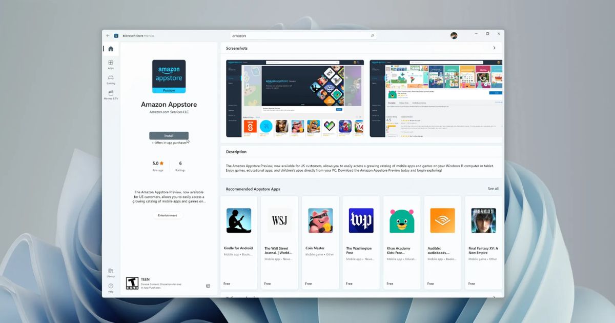 Amazon Appstore 