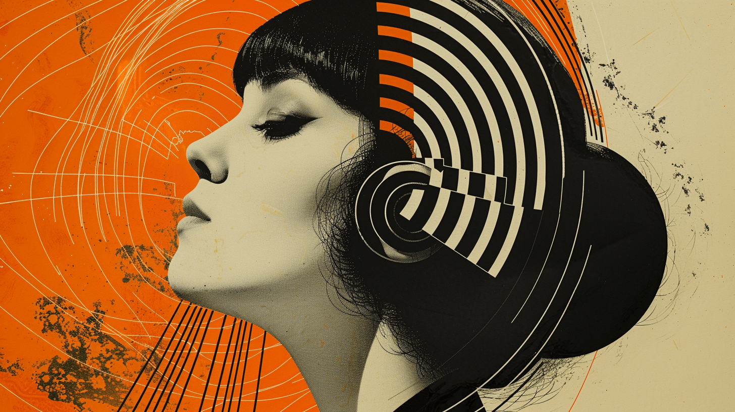 Девушка в наушниках