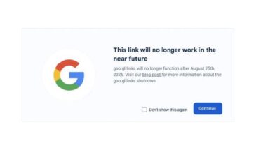 Короткие ссылки Goo.gl перестанут работать в августе 2025 года