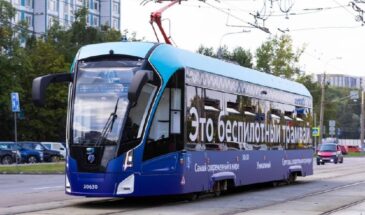 В Москве запустили первый в России беспилотный трамвай