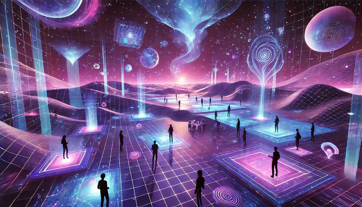 Метавселенная — это общее виртуальное пространство, где люди могут взаимодействовать между собой и с цифровыми объектами так же естественно, как в реальной жизни. Можно сказать, что это следующий шаг развития интернета, только теперь он становится не плоским, а объемным.