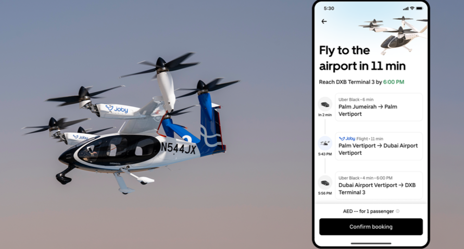 Электрические аэротакси Joby начнут полеты в Дубае в 2026 году