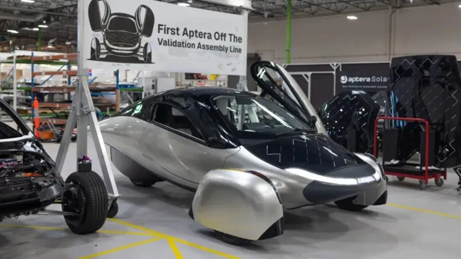 Компания Aptera начала производство первых электромобилей на солнечных батареях