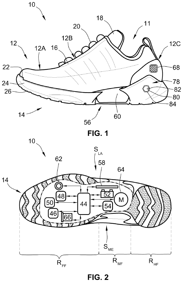 Компания Nike запатентовала интеллектуальную электронную обувь, способную обмениваться сигналами с автомобилями и дорожной инфраструктурой. Система использует радиочастотные метки, встроенные в подошву, и позволяет предупреждать пешехода о возможном столкновении еще до того, как машина появится в зоне прямой видимости — например, за поворотом или припаркованным фургоном.