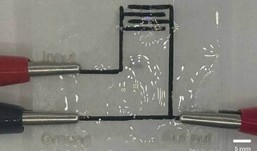 Электронные схемы напечатали лазером на обычной пергаментной бумаге