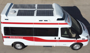 Создана первая машина скорой помощи на солнечных батареях
