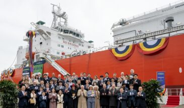 Первое в мире судно, работающее на аммиаке, спущено на воду