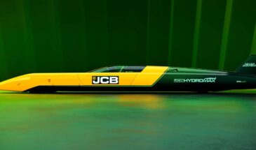 JCB показала 1600-сильный водородный автомобиль для попытки побить рекорд скорости