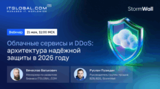 ITGLOBAL.COM и StormWall проведут вебинар о защите облачных сервисов от DDoS-атак