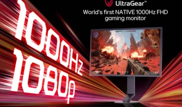 LG анонсирует первый в мире монитор на 1000 Гц