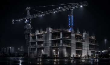 Башенный кран превратили в роботизированный 3D-принтер для печати домов