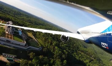 Самый большой в мире радиоуправляемый Boeing 777-9X поднялся в воздух