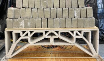 Напечатанный на 3D-принтере двухметровый мост выдержал нагрузку более 900 кг