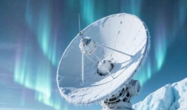 Спутниковая станция «Нептун-120» от Ростеха выдерживает ураганный ветер и арктический шторм