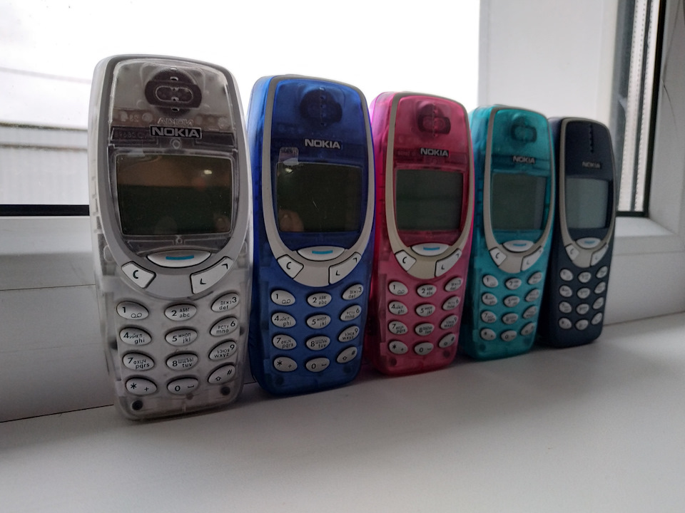 Nokia 3310 в разных панелях
