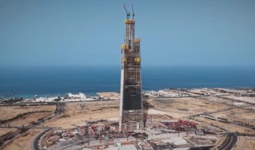 В Саудовской Аравии строят самую высокую в мире башню JEC Tower высотой в 1 км