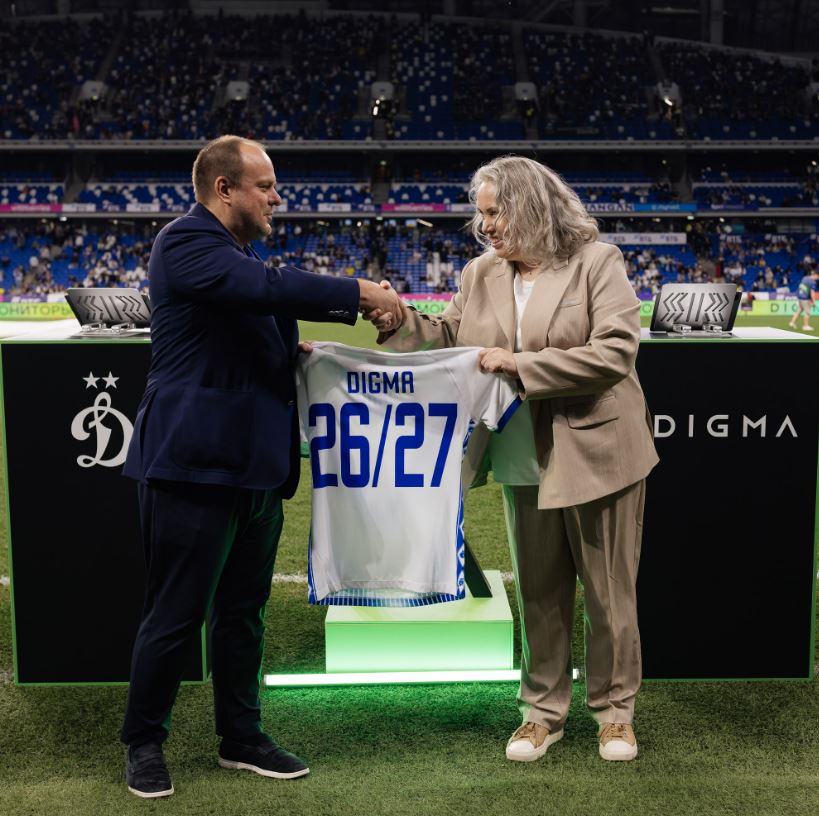 DIGMA продлила партнерство с футбольным клубом «Динамо» Москва