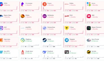 В России зафиксированы перебои в работе интернет-сервисов