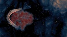 Астрономы увидели, как межзвездное пространство поглощает остатки умирающей звезды