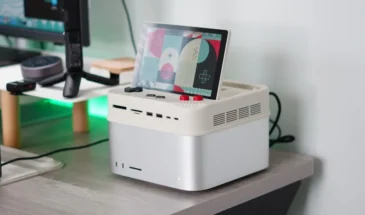 Ретродок Wokyis для Mac получил откидной экран, Thunderbolt 5 и поддержку SSD до 8 ТБ