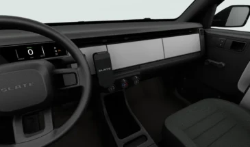 В электромобиль Slate Truck можно интегрировать гаджеты, которые есть под рукой