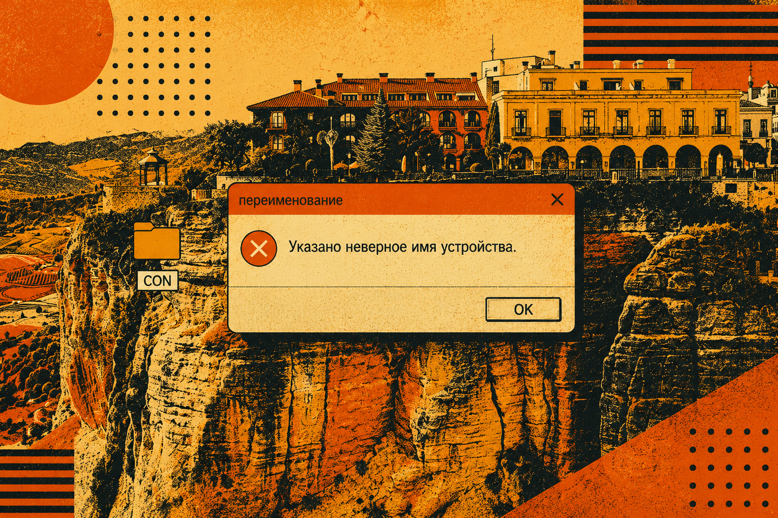 Запретные имена Windows: почему нельзя назвать папку CON, AUX, NUL