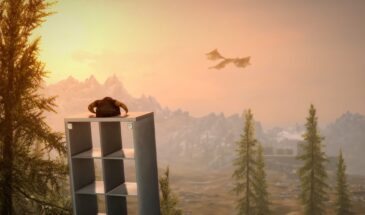 IKEA превратила стеллаж KALLAX в спутника игрока в Skyrim