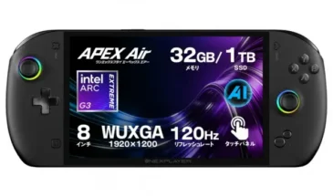 Портативный ПК OneXFly Apex Air выйдет уже 11 сентября