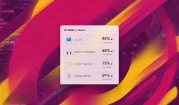 В Windows 11 появится виджет для отслеживания заряда всех подключенных устройств