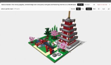ИИ-агент создает 3D-модели LEGO из реальных деталей по текстовому запросу