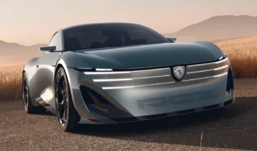 Peugeot показала электрокар RCZ Vision на 500 л. с. с твердотельной батареей и необычным рулем