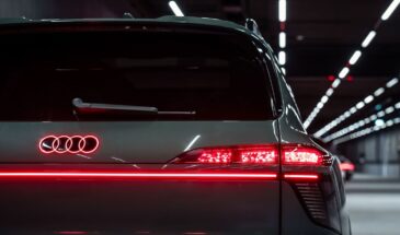 Audi установила на Q9 первые в мире изогнутые цифровые OLED-фонари