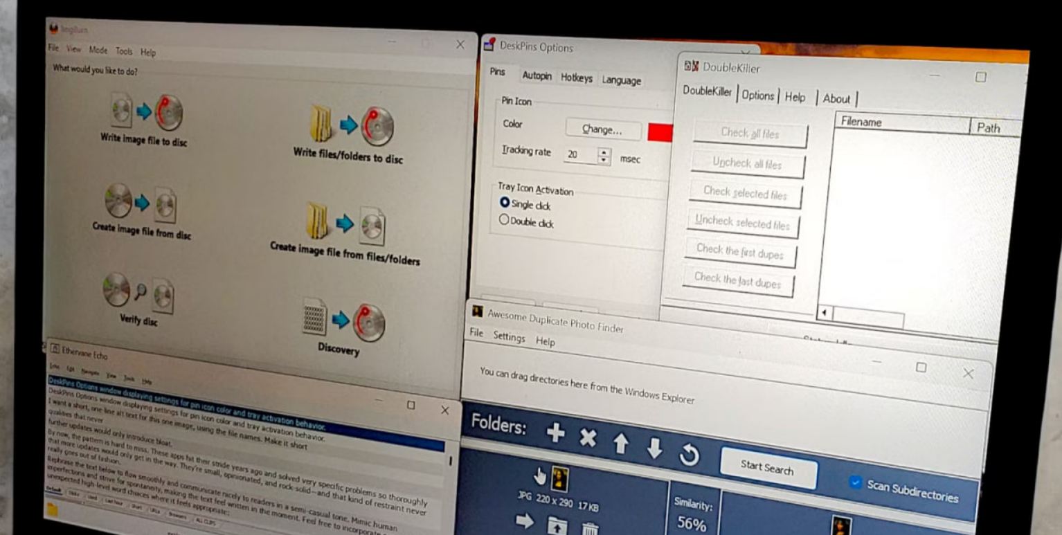 Старые программы для Windows работают лучше современных аналогов потому, что их перестали обновлять
