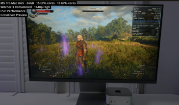 The Witcher 3 Remastered запустили на Mac mini