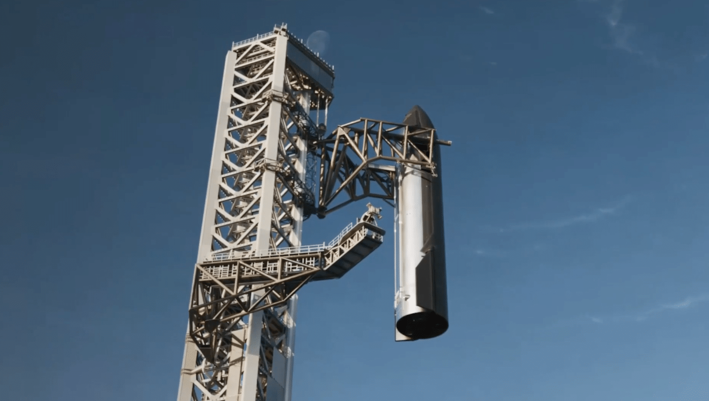 SpaceX планирует поймать Starship и Super Heavy во время следующего полета