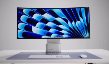 Для Mac mini представили 40-дюймовый монитор 5K со встроенной док-станцией