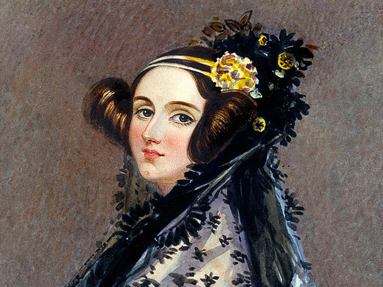 Ада Лавлейс. Портрет авторства Альфреда Шалона, около 1840 года. Фото: ru.wikipedia.org