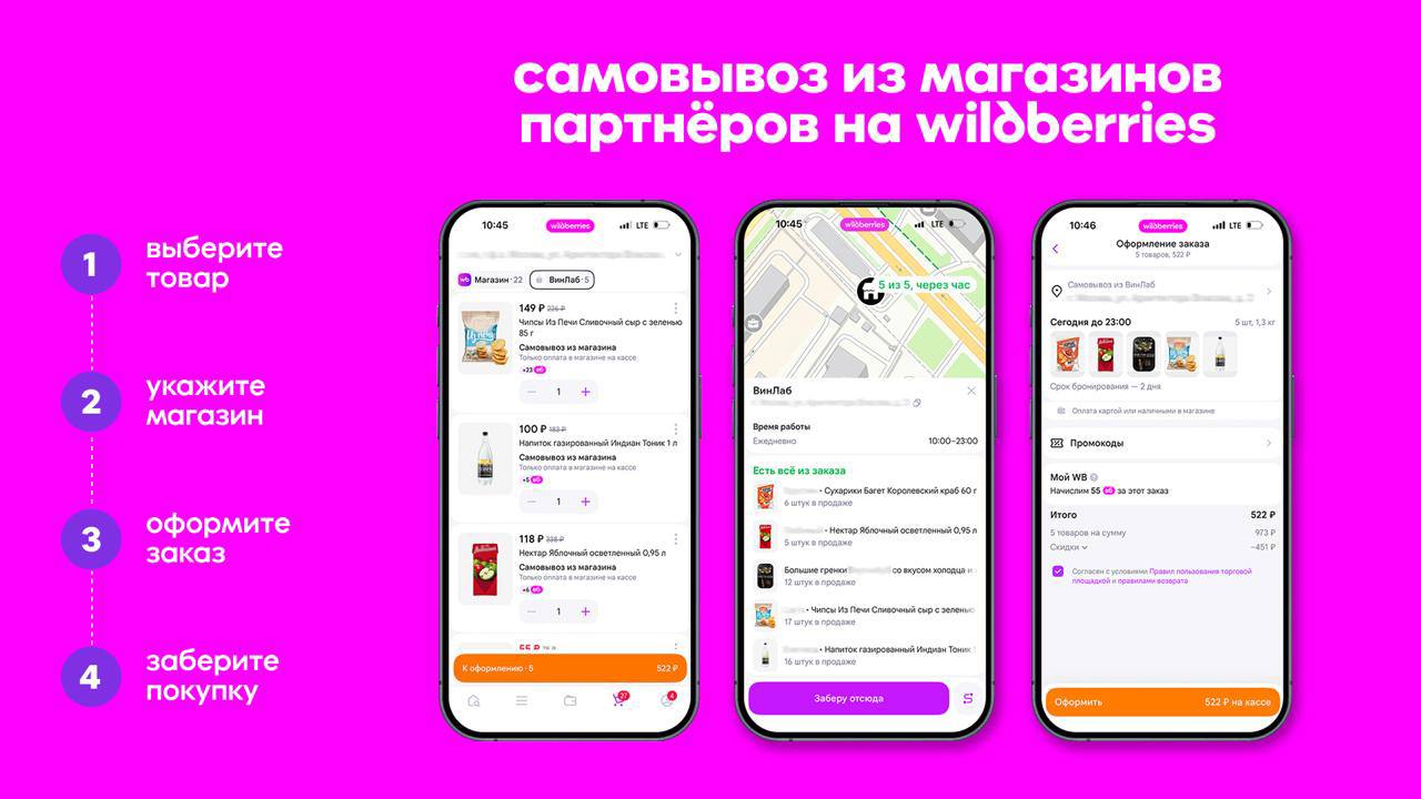 В Wildberries теперь можно забирать покупки самовывозом из магазинов продавцов